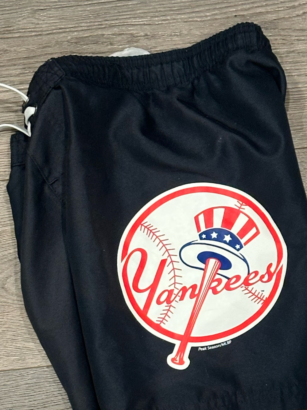 New York Yankees MLB Boys Size 6 Swim Trunks Bathing Suit Navy Vintage Swimwear